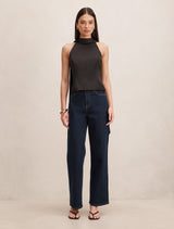 Millie High Neck Cape Top Forever New
