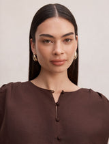 Naia Bubble Hem Top Forever New