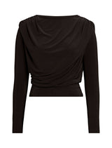 Estelle Bubble Waist Long Sleeve Top Forever New