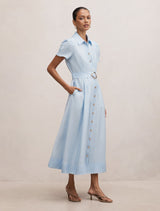 Avery Petite Short Sleeve Midi Dress Forever New