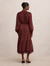 Harriet Petite Lace Midi Dress Forever New