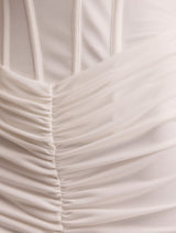 Ania Ruched Bardot Maxi Dress Forever New