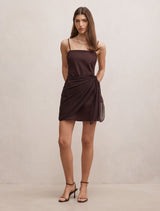 Sienna Linen Sarong Mini Dress Forever New