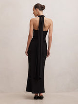 Arlette Halter Neck Scarf Maxi Dress Forever New