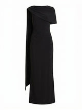 Kosa Cape Scarf Maxi Dress Forever New