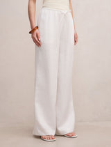 Lily Linen Drawstring Pants Forever New