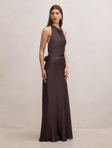 Drew Halter Back Tie Maxi Dress Forever New