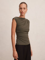 Logan Asym Shoulder Top Forever New
