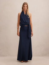 Gianna Wrap Halter Top Forever New