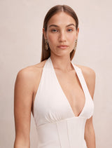 Airlie Halter Neck Corset Maxi Dress Forever New