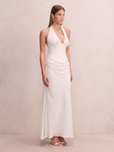 Airlie Halter Neck Corset Maxi Dress Forever New
