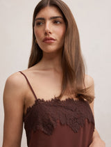 Wisteria Lace Detail Midi Dress Forever New