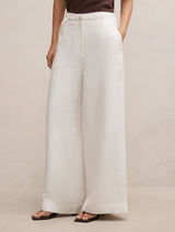 Matilda Linen Blend Wide Leg Pants Forever New