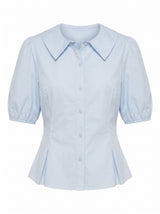 Gracie Bubble Sleeve Shirt Forever New