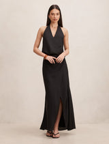 Mila Linen Wrap Maxi Skirt Forever New