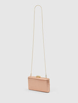 Tate Twist Satin Hardcase Clutch Forever New