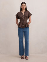 Jemma V Neck Blouse Forever New