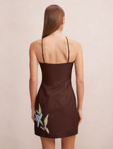 Beau Halter Neck Mini Dress