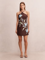 Beau Halter Neck Mini Dress