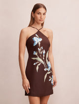 Beau Halter Neck Mini Dress
