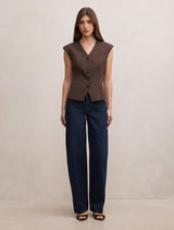 Orla Sleeveless Blazer Forever New