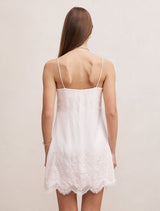 Haven Lace Trim Mini Dress Forever New