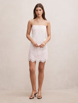 Haven Lace Trim Mini Dress Forever New