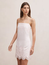 Haven Lace Trim Mini Dress Forever New