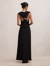Jae Petite Bubble Back Hardware Maxi Dress Forever New