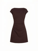 Carly Petite Sleeveless Tuck Mini Dress Forever New