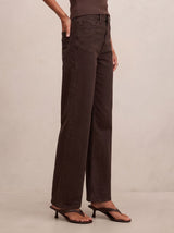 Nicki Mid-Rise Straight Jeans Forever New
