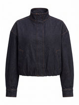 Lola Funnel Neck Denim Jacket Forever New