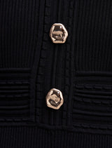 Niki V-Neck Stitch Knit Dress Forever New