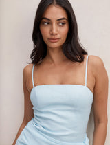 Sienna Linen Sarong Mini Dress Forever New