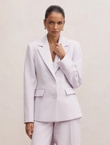 Lee Petite Nipped Waist Blazer Lilac Suit Forever New