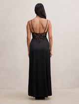 Salome V Neck Lace Maxi Dress Forever New