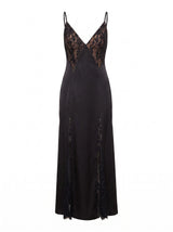Salome V Neck Lace Maxi Dress Forever New
