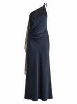 Sylvie Asym Satin Bias Dress Forever New