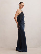 Sylvie Asym Satin Bias Dress Forever New