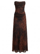 Gwynne Draped Strapless Maxi Dress Forever New
