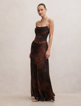 Gwynne Draped Strapless Maxi Dress Forever New