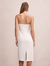 Ivana Strapless Midi Dress