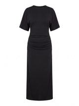 Colbie Gathered Jersey Midi Dress Forever New