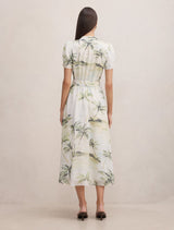 Bree Printed Shirt Midi Dress Forever New