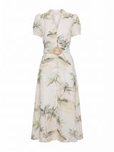 Bree Printed Shirt Midi Dress Forever New