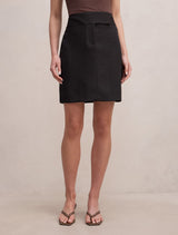 Ashley Midi Skirt Black Forever New