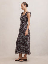 Paige Ruffle Midi Dress Forever New