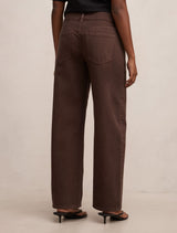 Emma Petite Mid Rise Barrel Jeans Forever New