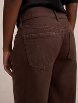 Emma Petite Mid Rise Barrel Jeans Forever New