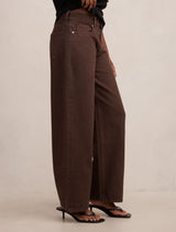 Emma Petite Mid Rise Barrel Jeans Forever New